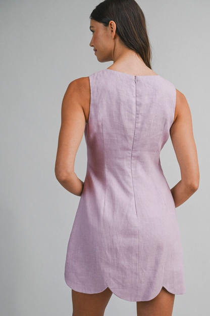 Vera linen Mini Dress