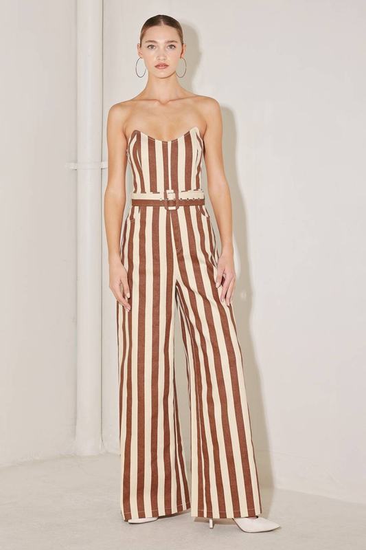 Golden Stripe Jumpsuit