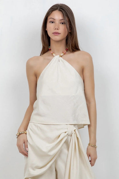 Silked Draped Pant Set
