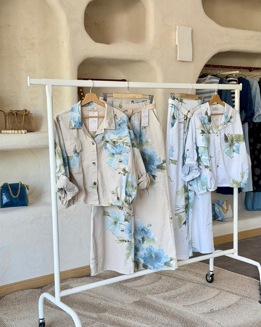Capri Bloom Pant Set