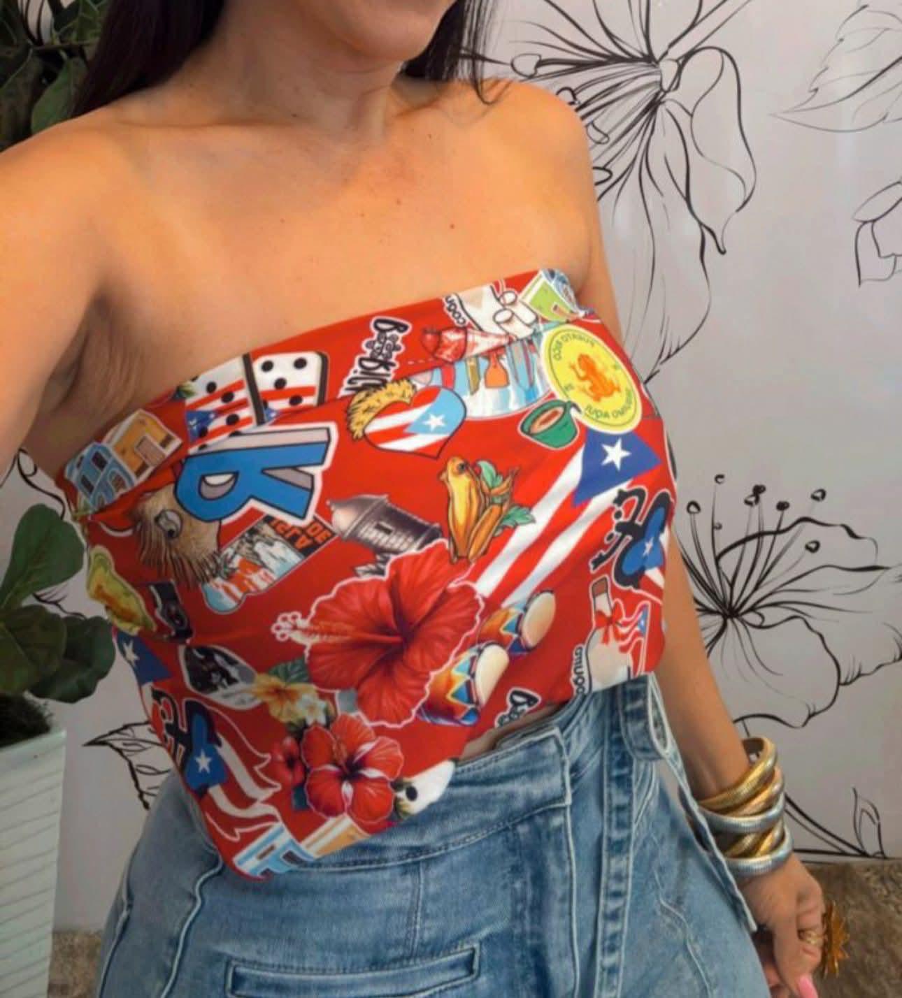 Boricua Panuelo Scarf