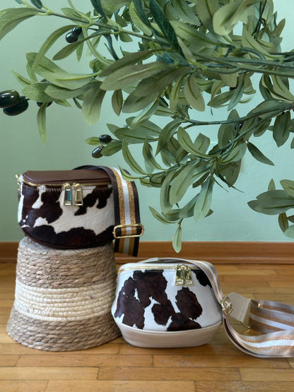 Mucca Cowhide Leather Belt Bag