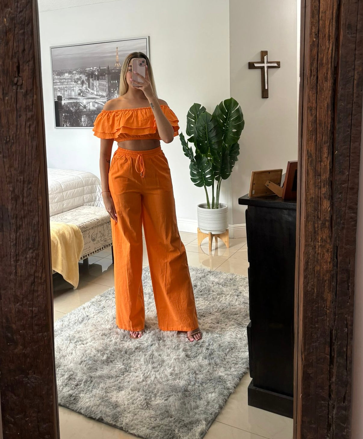 Elena Linen Pant Set