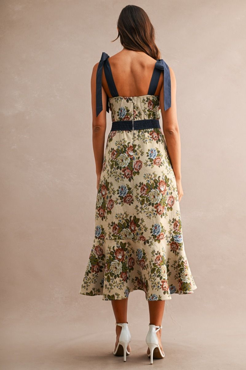 Jacquard Midi Dress