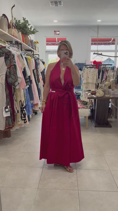 Senape Italian Wrap Dress
